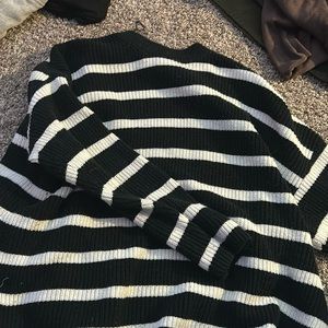 striped h&m knitted sweater